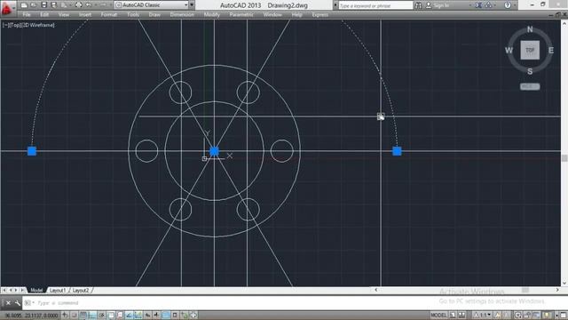 AUTOCAD 2D-DRAWING PRACTICE EXERCISE EXAMPLE-1 смотреть онлайн