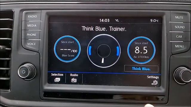 VW Crafter, MY2018 - Think Blue Trainer activation - vključitev Think Blue Trainer prikaza смотреть онлайн
