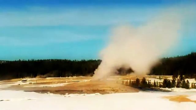 Yellowstone Supervolcano: Old Faithful time lapse - Извержение гейзеров: Супервулкане Йеллоустон смотреть онлайн