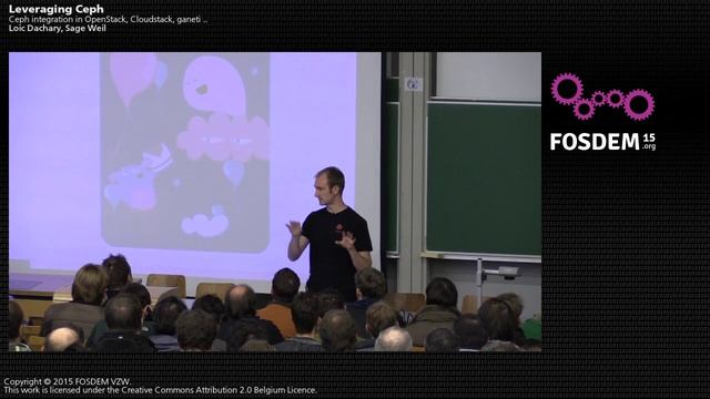 Leveraging Ceph - Sage Weil - IAAS devroom FOSDEM 2015 смотреть онлайн