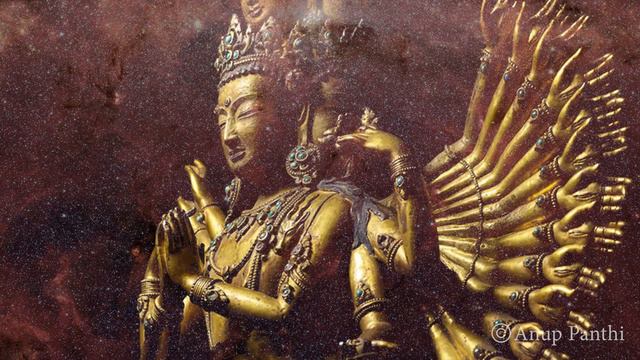 Mantra Of Avalokiteshvara Mahākaruṇika Dhāraṇī  Great Compassion    Sanskrit