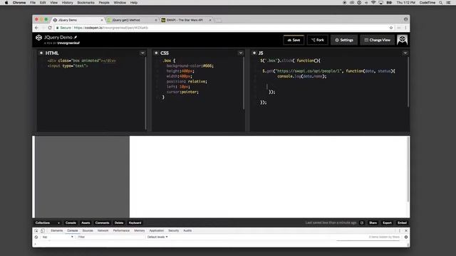 Getting Started with jQuery, Part 11: AJAX Demo смотреть онлайн