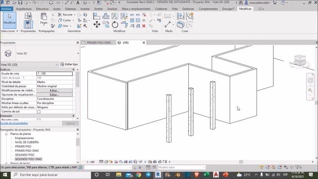 Revit-08-Dibujar muros en Revit смотреть онлайн
