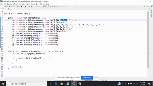 MIU Entrance Exam | M-N Sequenced Array смотреть онлайн
