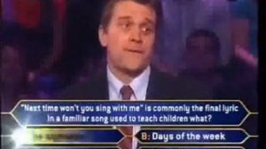 Who Wants to be a Millionaire 2010 with Classic Millionaire music