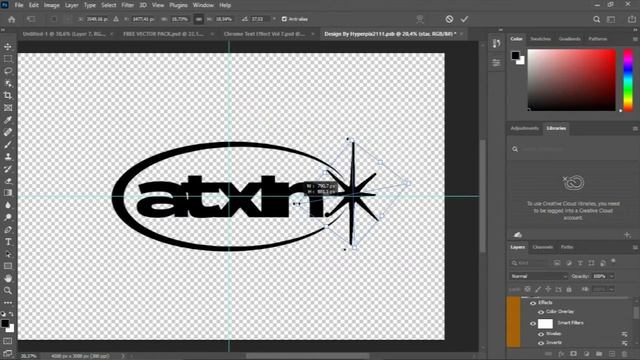 FREE! photoshop Chrome effect + Logo Design | EP. 2 смотреть онлайн