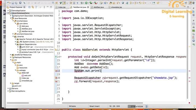 45 Servlet & JSP View Data From Database In Maven | Online Training Download app from below link смотреть онлайн