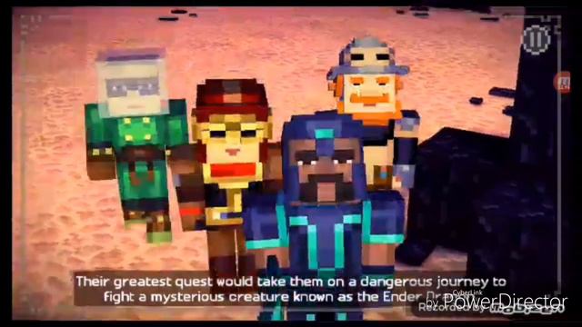 Minecraft Story mode Bahagian 1 Remastered смотреть онлайн