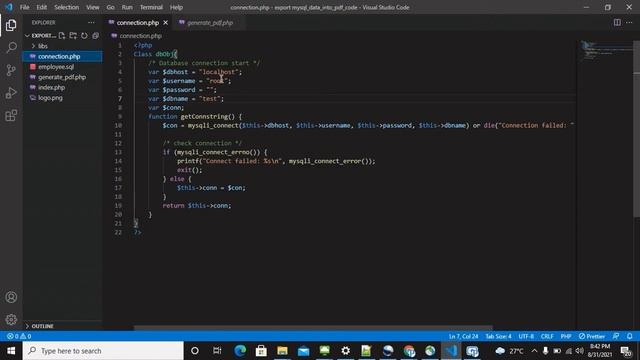 Create PDF with PHP Using FPDF| FPDF PHP Tutorial | How To Generate PDF Using PHP смотреть онлайн
