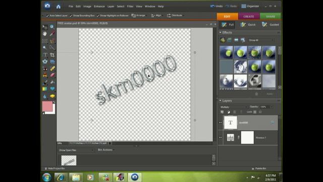 3D Text in Photoshop Elements 6 (Plus inserting 3D text to youtube bg's) Tutorial смотреть онлайн
