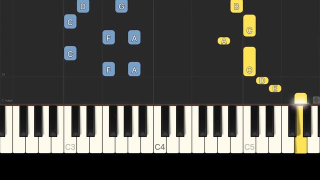 PIANO TUTORIAL - John Lennon - Imagine смотреть онлайн
