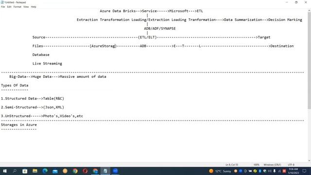 ADB (Azure Databricks) tutorials || Demo - 3 || by Mr. Sameer On 10-01-2023 @9AM IST смотреть онлайн