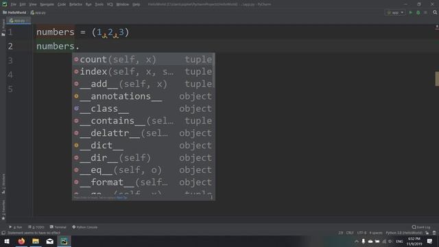 Python 24 - Tuples смотреть онлайн