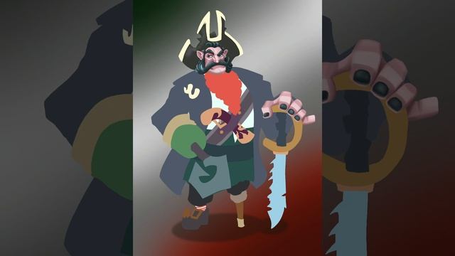 Пират Синяя Борода Концепт персонажа Speed Paint Art смотреть онлайн