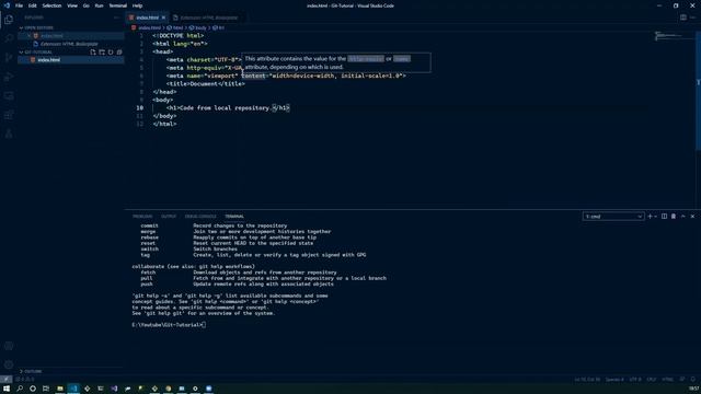 Setting up a project with git for the first time| Part -1. смотреть онлайн