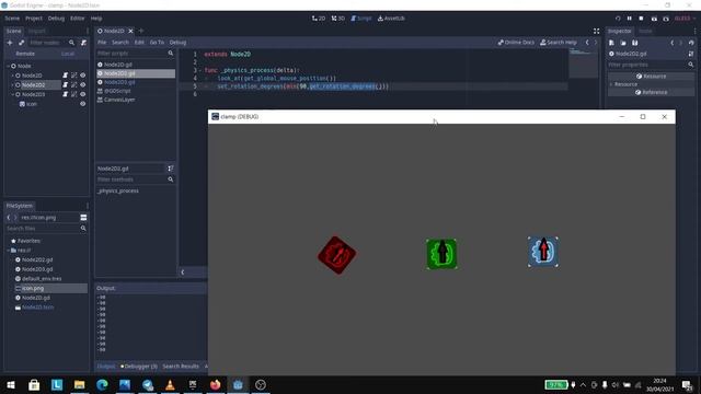 Clamp rotation (values) - Godot tutorial смотреть онлайн