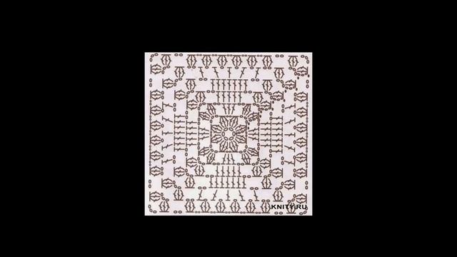 Бабушкин квадрат схемы и идеи. Подборка № 68 [Вязание. 1000 и 1 узор]