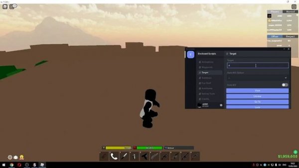 ROBLOX DA HOOD ENCLOSED SCRIPT/HACK [ OP REACH , CRASH SERVERS , AUTO KILL TARGET , FPS BOOST...]