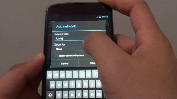 LG/Google Nexus 4: How to Manually Connect to Hidden WiFi Network