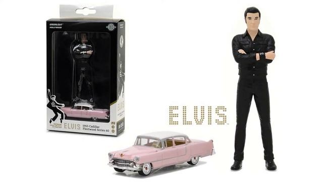 Copy of 1955 Cadillac Fleetwood Series 60 "Pink Cadillac" 1/64 with 1/18 Elvis Presley Figure смотреть онлайн