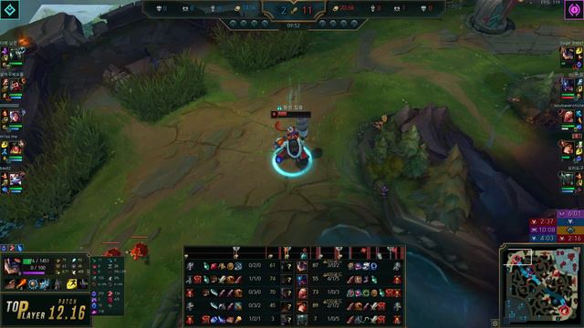 천상계 탑 럼블 템트리 룬 밤수 유성 - GrandMaster Rumble Top vs Mordekaiser - 롤 KR 12.16 смотреть онлайн