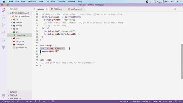 Connect to ThingSpeak (ESP32 + Arduino series) смотреть онлайн
