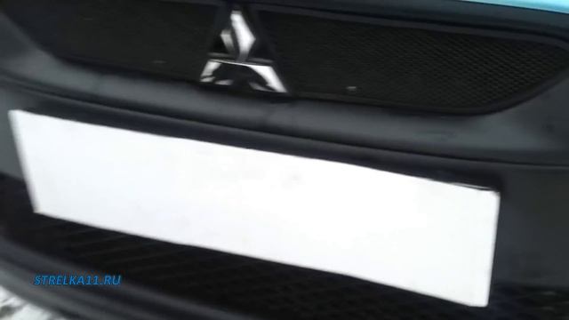 Защита радиатора MITSUBISHI ASX (Черная) - Strelka11.ru