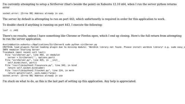 DevOps & SysAdmins: Python - socket.error: [Errno 98] Address already in use (2 Solutions!!) смотреть онлайн