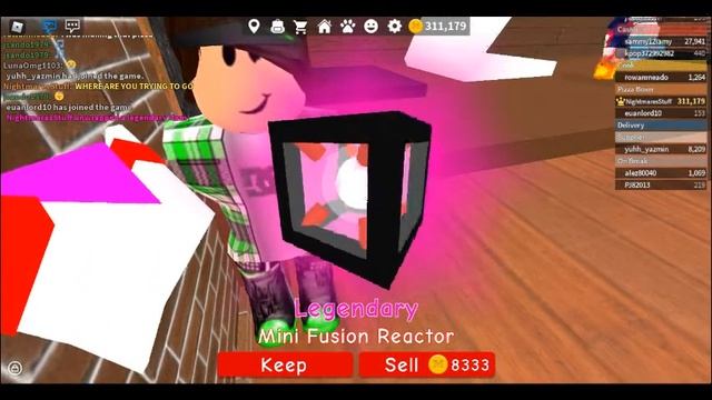 Roblox Work At a Pizza Place: Unwrapping LEGENDARY Mini Fusion Reactor! смотреть онлайн