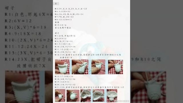 Смурфик, вязание крючком, МК, мастер класс в схемах, амигуруми. смотреть онлайн