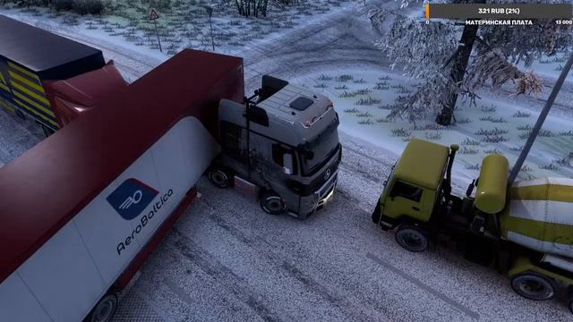 Катаем по городам в ETS 2 смотреть онлайн
