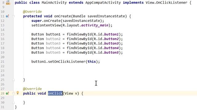 OnClickListener For Multiple Buttons - Android Studio Tutorial