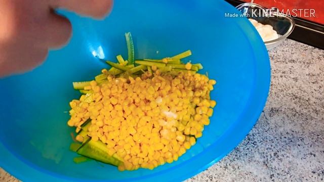 Как приготовить лёгкий и вкусный салат за 5 минут смотреть онлайн