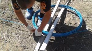 Как размотать бухту стекло-арматуры 50м.