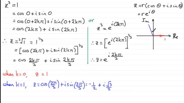 Complex Numbers (Cube Roots of 1, unity) : ExamSolutions Maths Video Tutorials смотреть онлайн