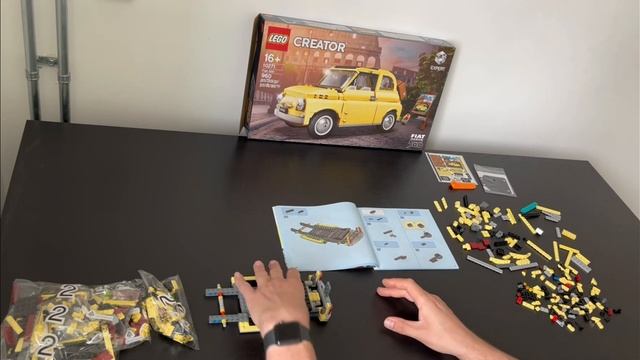 Lego Creator Expert #10271 Fiat 500 Part 1 Unboxing and bag 1 смотреть онлайн