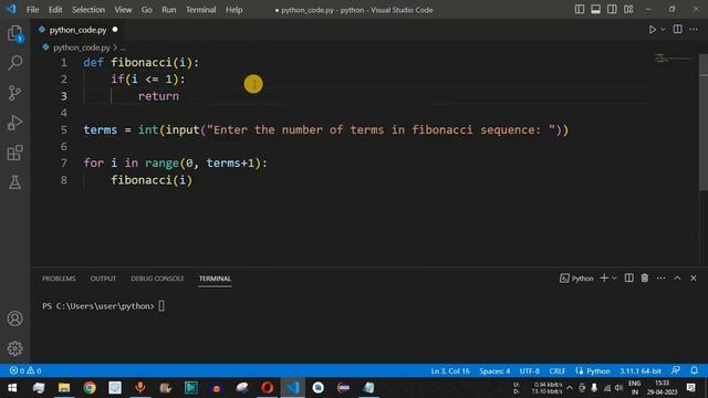 Python Program #16 - Print Fibonacci series using Recursion in Python смотреть онлайн