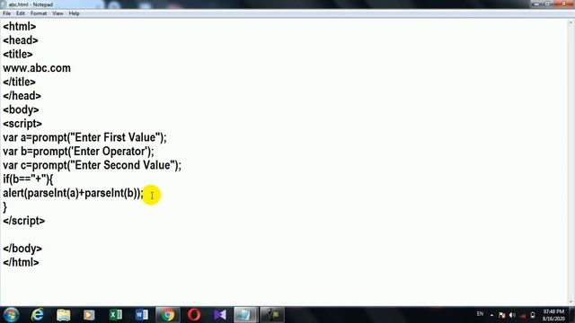 How to apply arithmetic operations on variables in java script Part#7 in pashto by Abdullah Sorush смотреть онлайн