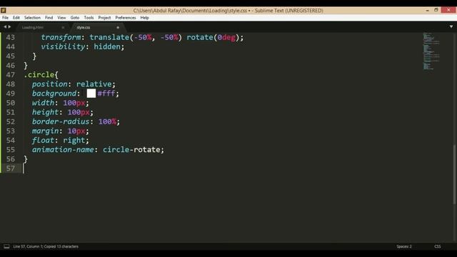 How to Create Awesome Animated Loader | Loading Animation in html and css | Amazing Preloader смотреть онлайн