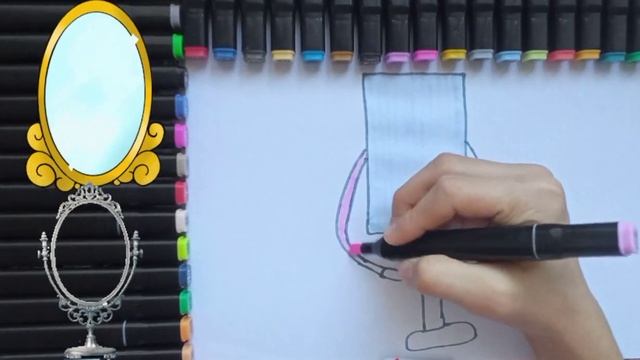 Drawing for children miror | как можно нарисовать зеркало смотреть онлайн