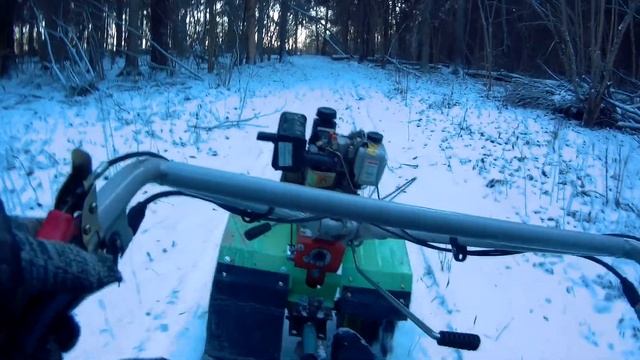 Буксуем с перегрузом на дизельном мотоблоке часть 2 смотреть онлайн