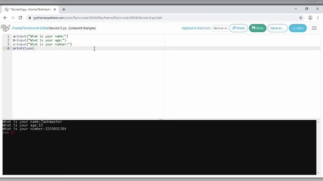 Python Programming-Session 3| Input Function смотреть онлайн