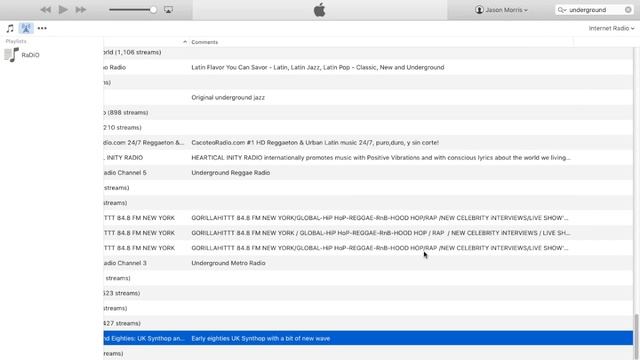Managing Internet Radio in iTunes - How To / Tutorial / Mac or Windows смотреть онлайн