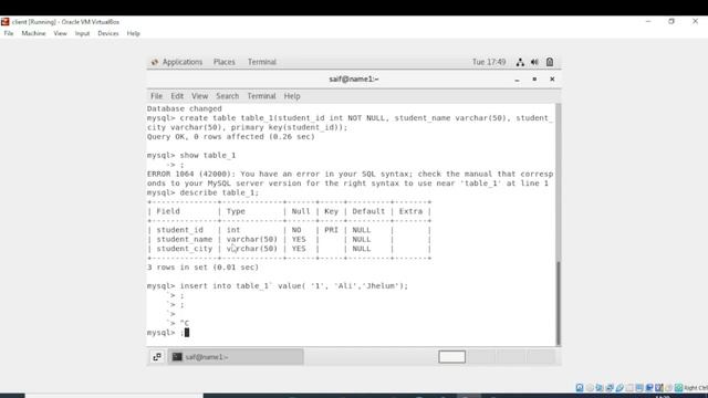 How To Create Update Delete Insert in Table using Mysql Mariadb in Centos7 смотреть онлайн
