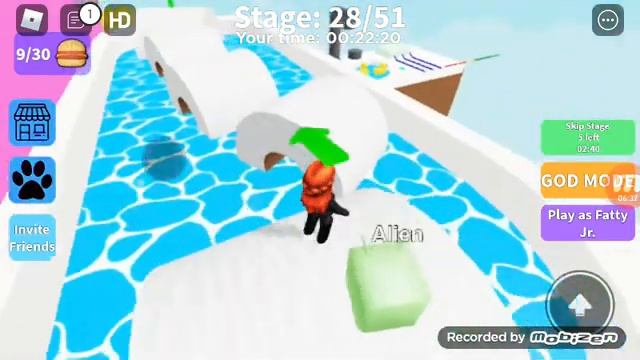 ROBLOX/ Escape Super Fat Guy Obby [BURGER HUNT!] 2 смотреть онлайн