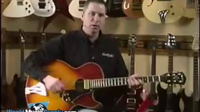 Washburn J4 Hollowbody Electric Guitar Demo смотреть онлайн