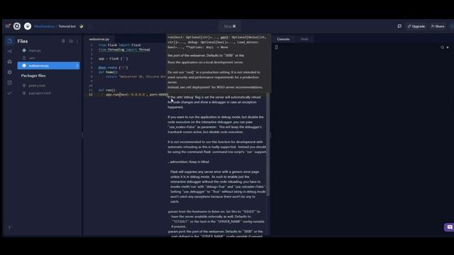 MAKING A DISCORD BOT 3 | Keep Alive (Keep your bot online) смотреть онлайн