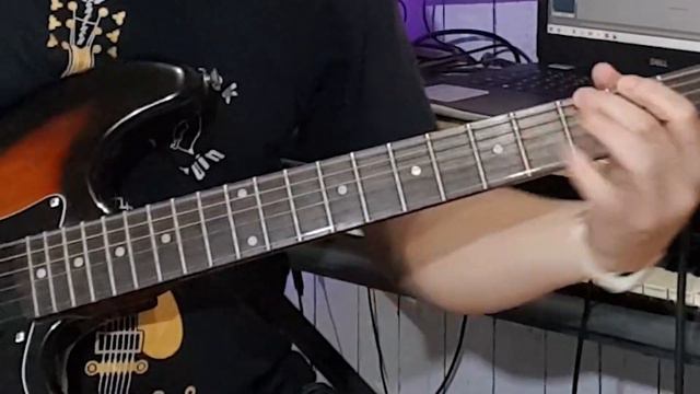 AC/DC - Back in Black guitar cover with vocals смотреть онлайн