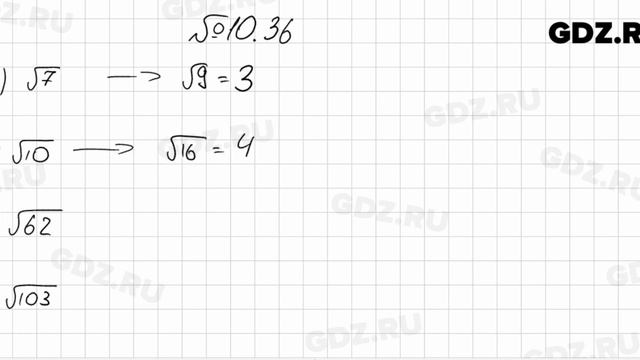 № 10.36 - Алгебра 8 класс Мордкович смотреть онлайн
