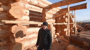 ДОМ ИЗ ОГРОМНЫХ БРЕВЕН. ДИКИЙ СРУБ - ЧТО ЭТО ТАКОЕ?